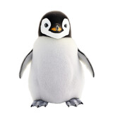 Adorable Penguin Standing, Isolated on Transparent Background, Great for Wildlife and Arctic Themes