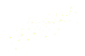 Wall Mural - stars and stardust background. glitter and dust particles isolated on transparent. glowing magical d