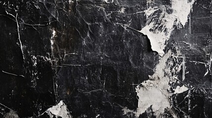 Black paper with white scuff marks creating a distressed and textured look