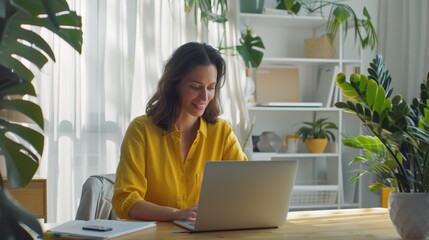 Sticker - The woman in yellow shirt