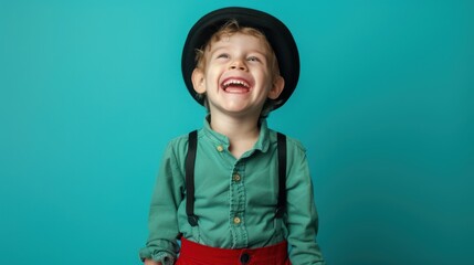 Canvas Print - The Laughing Little Boy