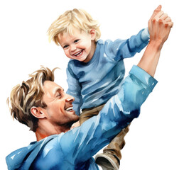 Sticker - PNG Laughing portrait father adult.