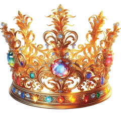 A beautiful crown vector