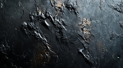 Leinwandbilder - Close-up of a textured abstract background with dark, moody tones and intricate patterns, adding depth and complexity to the visual composition.
