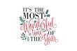 © Lazy - It's the most wonderful time of the year, Christmas sign Quote SVG Design
