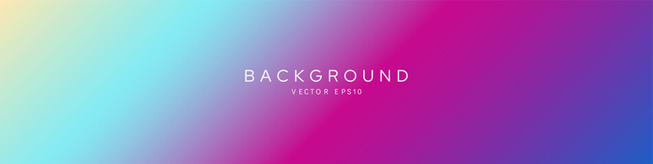 Wall Mural - multicolor gradient background banner modern cyberpunk style, vector design
