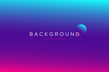 Wall Mural - gradient background with neon futuristic color combination of purple and blue, vector design