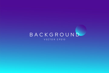 Wall Mural - gradient background with neon futuristic color combination of purple and light blue cool tone vector