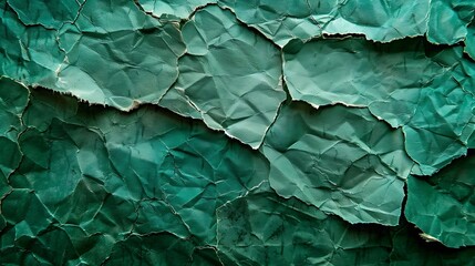 Aufkleber - old paper texture green background : Generative AI