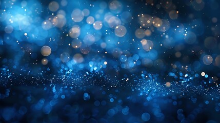 Fototapete - ABSTRACT BLUE GRADIENT BACKGROUND DARK LIGHTS BACKDROP DIGITAL WEB DESIGN COLORFUL EFFECTS TEMPLATE FOR DIGITAL GRAPHICS : Generative AI