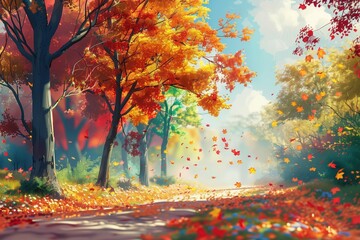 Wall Mural - autumn