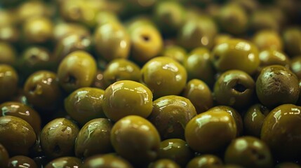 Poster - olives in a bowl