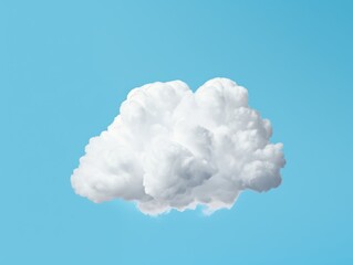 Wall Mural - Single fluffy cloud