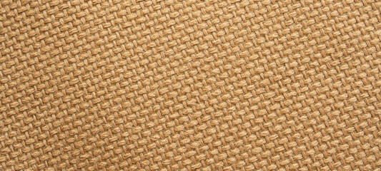 Sticker - Brown linen canvas fabric texture background