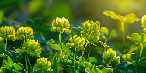 yellow flowers in the grass