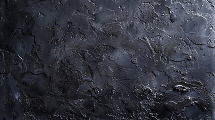 Poster - Dark grey concrete cement wall texture background with old and vintage style : Generative AI