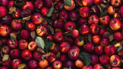 Wall Mural - A pile of apples