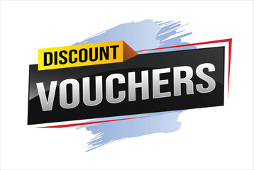 Wall Mural - discount voucher vouchers special offer poster banner graphic design icon logo sign symbol social media website coupon advertising store shop online, website, landing page

