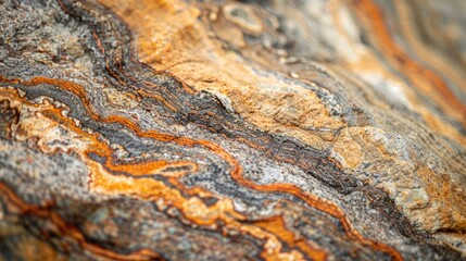 Poster - Colorful Granite Stone Pattern Close Up with Shallow Depth of Field for Background