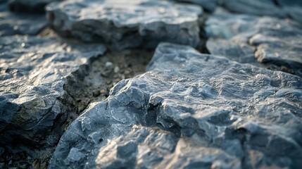 Aufkleber - natural stones for podium background : Generative AI