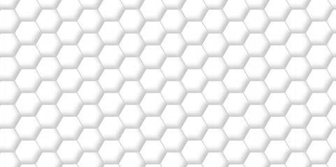 Abstract White Hexagonal Background. Luxury White Pattern. Vector Illustration. 3D Futuristic abstract honeycomb mosaic white background. geometric mesh cell texture. modern futuristic wallpaper.