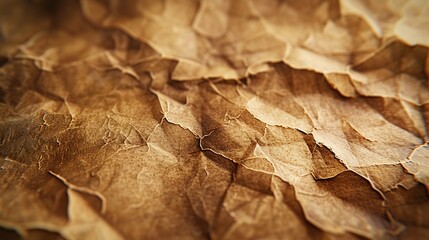 Aufkleber - Old brown paper texture background : Generative AI