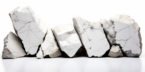 Poster - Cracked White Rocks