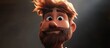 © VirtualVista - cartoon young bearded fellow