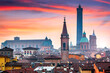 © SeanPavonePhoto - Bologna, Italy Rooftop Skyline and Famous Historic Towers