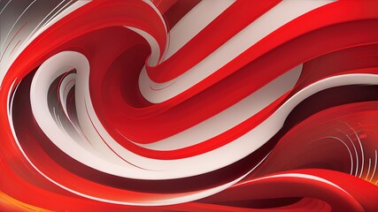 Wall Mural - Red and white gradient abstract background