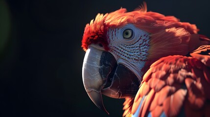 Wall Mural - Parrot in nature