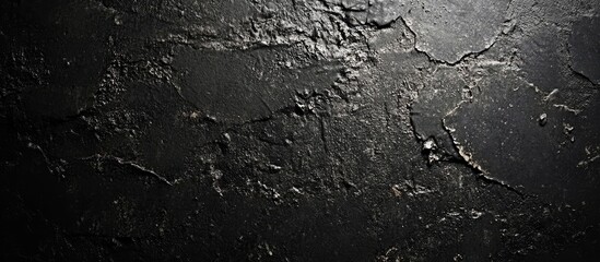 Aufkleber - Grunge black texture with copyspace featuring a dirty or aged background This can serve as a backdrop for showcasing or montaging your products