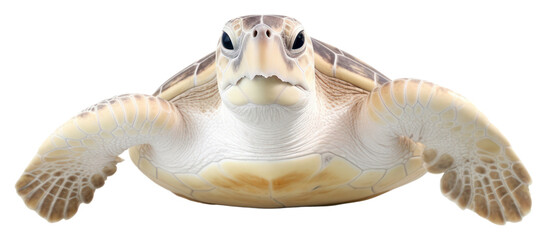 Canvas Print - PNG A sea turtle reptile animal white background.