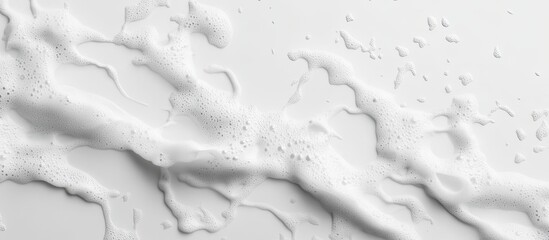 Aufkleber - White foam background. with copy space image. Place for adding text or design