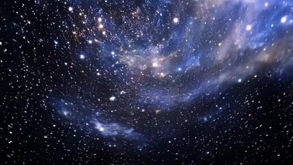 Wall Mural - captivating milky way print on stretch ceiling creates starry room atmosphere, perfect for astronomy