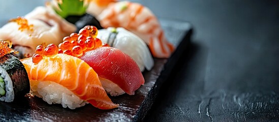 Aufkleber - Japanese gourmet specialty from Nagoya Hitsumabushi. with copy space image. Place for adding text or design
