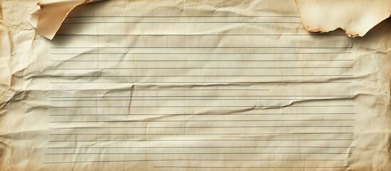 Aufkleber - Aged lined paper texture. with copy space image. Place for adding text or design