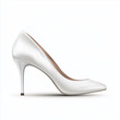 © Natela - Classic white high heel pump on white background