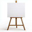 © Natela - Empty artist easel with blank canvas