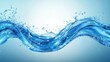 © Pixel Chaser  - Fluid blue wave design in high definition vector art.