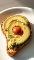 Poster - Close Up of Avocado Toast