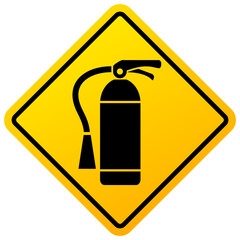 Wall Mural - Fire extinguisher vector sign