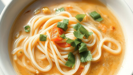 Poster - Close Up of Delicious Noodle Soup