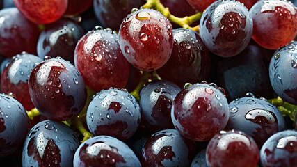 close up of grapes background