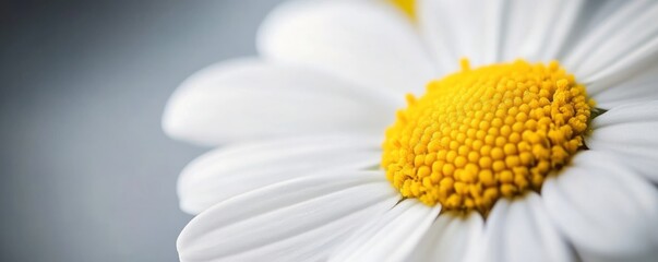 Canvas Print - Close-up of a white daisy flower