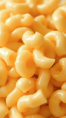 Wall Mural - Close up of cooked macaroni pasta