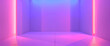 © Nasim - abstract blur background with pink color and room style ,3d rendering of empty violet abstract minimal concept background