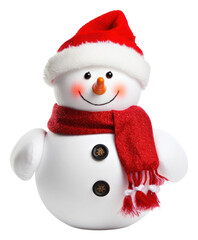 Canvas Print - PNG Snowman christmas winter white.