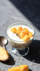 Poster - Chia pudding with mango and seeds