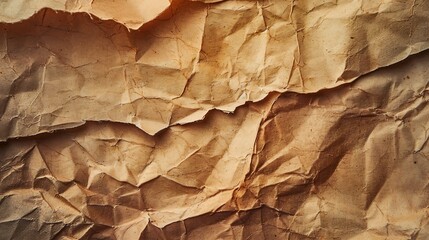 Aufkleber - Old brown paper texture background : Generative AI